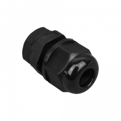 12mm Nylon Cable Gland UV Resistant - Black