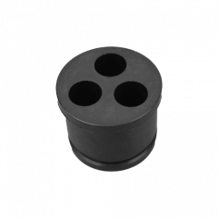 32mm x 3 Hole Nylon Cable Gland Insert - Black