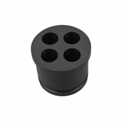 32mm x 4 Hole Nylon Cable Gland Insert - Black