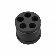 32mm x 5 Hole Nylon Cable Gland Insert - Black