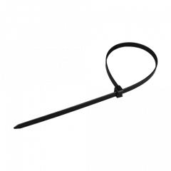 400mmx7.6mm Cable Tie UV Black (100)