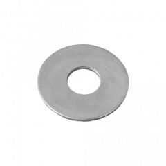 M6 x 30mm Round Flat Washer - Zinc Plated