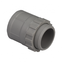 32mm Grey Plain to Screw Adaptor | Positron Electrical Wholesaler