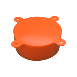 Round Junction Box Lid - Orange