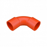 25mm Orange Solid Elbow