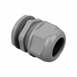 32mm Nylon Cable Gland UV Resistant - Grey