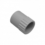 32mm Grey Plain to Screwed Coupling