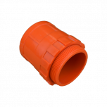 50mm Orange Plain to Screwed Adaptor